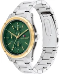 TOMMY HILFIGER Uhr CASUAL 1710537 blau/gold/grün/rot/silber/silberfarben (1710537)