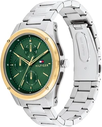 TOMMY HILFIGER Uhr CASUAL 1710537 blau/gold/grün/rot/silber/silberfarben (1710537)