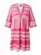 VERO MODA Šaty 'DICTHE'  magenta / bílá