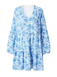 Šaty 'SARA' modrá / bílá