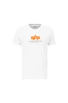ALPHA INDUSTRIES Shirt grau/orange/wei