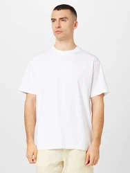 WEEKDAY T-Shirt kirschrot/schwarz/weiß