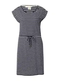 Šaty 'MALLORY' námořnická modř / bílá
