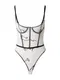 Nasty Gal Body 'Bodysu'  černá / bílá