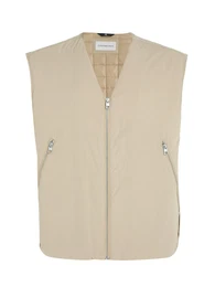 Weste dunkelbeige