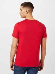 GAP T-Shirt cranberry/schwarz