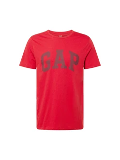 GAP T-Shirt cranberry/schwarz