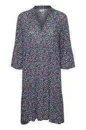 Šaty 'Marita' námořnická modř / khaki / petrolejová / fialová