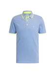 Jack & Jones Poloshirt JJEPAULOS POLO SS NOOS hellblau / zitrone / wei