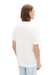 TOM TAILOR DENIM T-Shirt blau/rosa/weiß