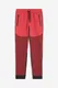 H&M DryMove™ Tapered Tech-Joggpants mit Zippertaschen Dunkelrot/Blockfarben, Sport – Hosen in Größe S. Farbe: Dark red/block-coloured