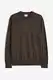 H&M Pullover aus Wollmischung in Regular Fit Braun Größe XS. Farbe: Brown