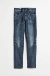 H&M Freefit Slim Jeans Dunkelblau, Skinny in Größe 28/32. Farbe: Dark denim blue