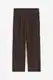 H&M Elegante Hose Loose Fit Braun, Anzughosen in Größe W 28. Farbe: Brown