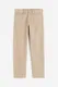H&M Relaxed Jeans Beige, Baggy in Größe 28/30