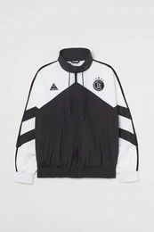 H&M Nylonjacke Schwarz/Weiß, Jacken in Größe XS. Farbe: Black/white