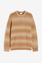 H&M Pullover Regular Fit Beige in Größe L