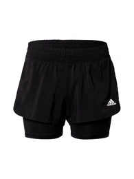 Sportske hlače 'Pacer 3-Stripes Two-In-One' crna / bijela