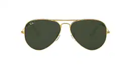 Unisex Rb 3025 Sonnenbrille, Gold (Gestell: Gold Glas: Grau/Grün 001), Large (Herstellergröße: 62) EU