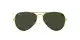 Ray-Ban Unisex Rb 3025 Sonnenbrille, Gold (Gestell: Gold Glas: Grau/Grün 001), Large (Herstellergröße: 62) EU