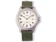 Lorus Watches Herren-Armbanduhr Titan Analog Quarz Nylon RXD425L8