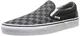 Vans Unisex-Erwachsene Classic Slip-On Low-Top, Schwarz ((Checkerboard) black/pewter), 42 (EU)