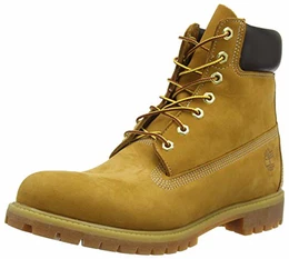 Herren 6 Inch Premium Waterproof Stiefel, Gelb Wheat Nubuck, 42 EU