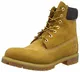 Timberland Herren 6 Inch Premium Waterproof Stiefel, Gelb Wheat Nubuck, 42 EU