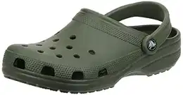 Unisex Classic Clog, Army Green, 43/44 EU