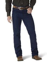 Herren Retro Slim Fit Boot Cut Jeans, Indigo Stretch, 29W / 36L