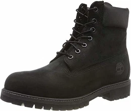 Herren 6 Inch Premium Waterproof Stiefel, Schwarz Nubuck, 46 EU