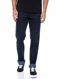 Herren Texas Low Stretch Straight Jeans, Blue Black, 33W / 32L