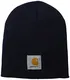 Carhartt Unisex-Adult Knit Hat Beanie Hat, Navy, One Size