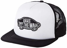 Herren Classic Patch Trucker Baseball Cap, Weiß (WHITE-BLACK YB2), One Size