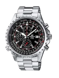 Edifice Herren Massives Edelstahlgehäuse und Edelstahlarmband Uhrenarmband EF-527D-1AVEF