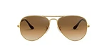 Ray Ban Unisex Aviator Large Metal Sonnenbrille MOD. 3025 Gold/Kristall braun Verlauf Ray Ban Unisex Aviator Large Metal Sonnenbrille MOD. 3025 Gold/Kristall braun Verlauf