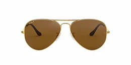 Ray Ban Aviator Polarized Sonnenbrille (Braun)(RB3025 001/57 62)
