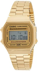 Casio Unisex Digital Retro Armbanduhr Collection (A168) A168WG-9EF