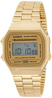 Casio Unisex Digital Retro Armbanduhr Collection (A168) A168WG-9EF