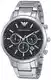 Emporio Armani Herren Chronograph Quarz Uhr mit Edelstahl Armband AR2434