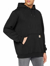 Workwear Kapuzenpullover Hooded Sweater Original Fit, M, schwarz, K121BLK