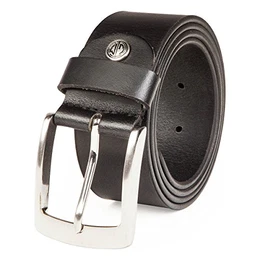 Gürtel Herren Vollledergürtel aus Büffelleder, 40 mm breit, kürzbar, Gürtel, Ledergürtel, Jeans-Gürtel, XL, schwarz oder braun, Größe/Size:85, Farbe/Color:braun