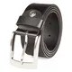 LINDENMANN Gürtel Herren Vollledergürtel aus Büffelleder, 40 mm breit, kürzbar, Gürtel, Ledergürtel, Jeans-Gürtel, XL, schwarz oder braun, Größe/Size:85, Farbe/Color:braun