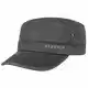 Stetson Datto Army Cap (Kubacap), coole aus Baumwolle gefertigte Militärmütze für Herren, Armee-Mütze Gr.M/56-57-Schwarz