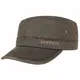 Stetson Datto Army Cap (Kubacap), coole aus Baumwolle gefertigte Militärmütze für Herren, Armee-Mütze Gr.M/56-57-Braun