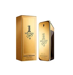 One Million homme/ men, Eau de Toilette, Natural Spray, 1er Pack (1 x 200 ml), die Verpackung kann variieren