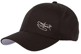 Flexfit Cap Wooly Combed Braun mit Stick, Größe S/M (56 cm - 58 cm), Basecap für Damen und Herren
