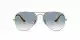 Ray Ban Unisex Sonnenbrille Aviator Metal, Einfarbig, Gr. Large (Herstellergröße: 58), Gold (001/3F)