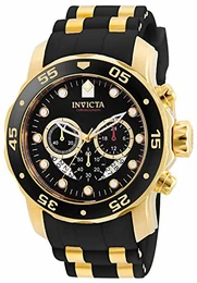 6981 Pro Diver - Scuba Herren Uhr Edelstahl Quarz schwarzen Zifferblat