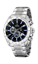 Herren Chronograph Quarz Uhr mit Edelstahl Armband F16488/3